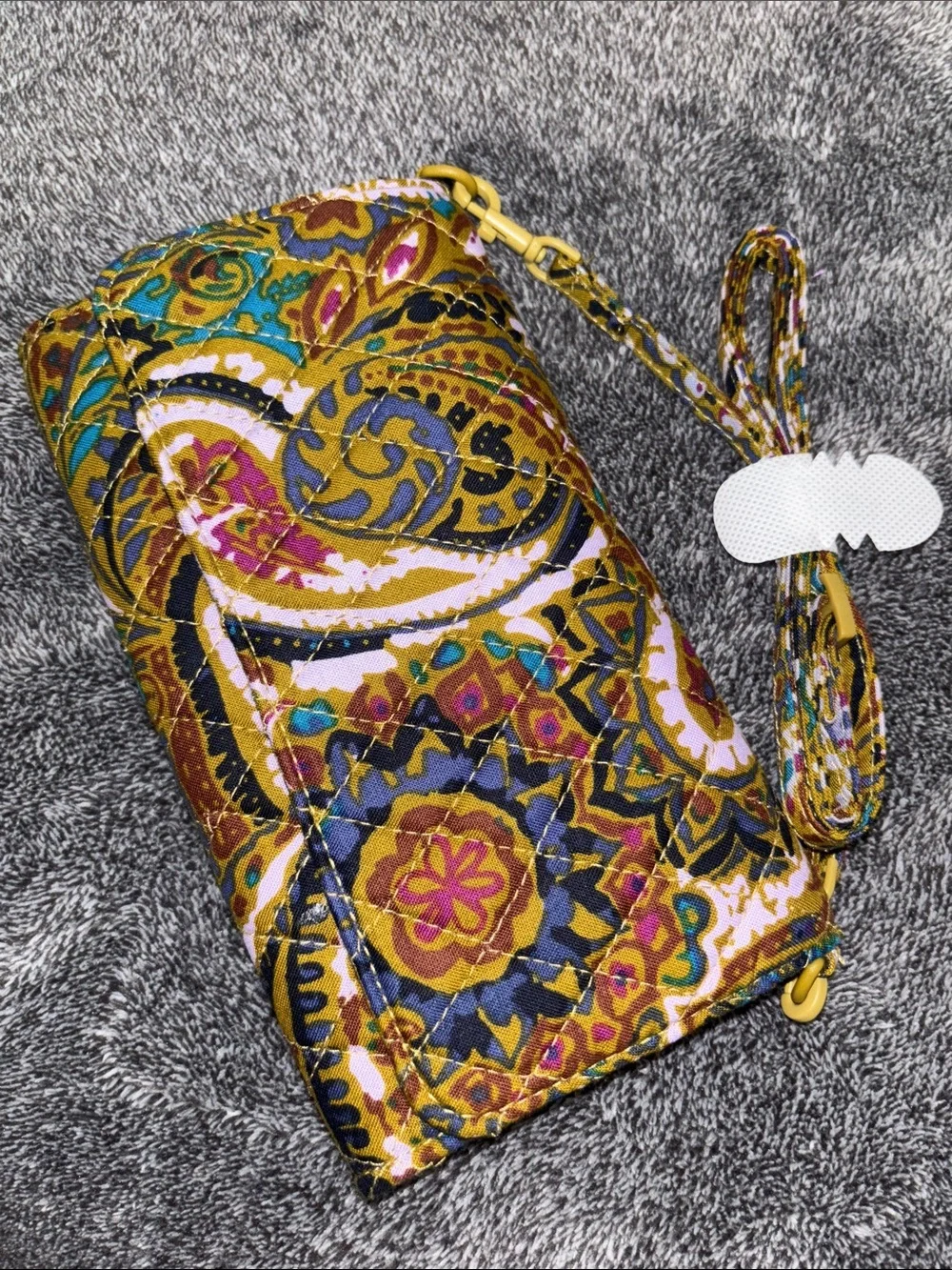 Vera Bradley Wallet Crossbody in Buta Spray